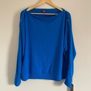 Vince Camuto Snap sleeve Sweater